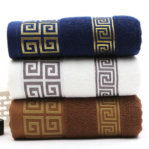 Luxury Premium Bath Towel Golden Thread