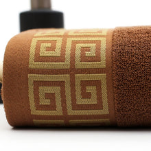 Load image into Gallery viewer, Luxury Premium Bath Towel Golden Thread