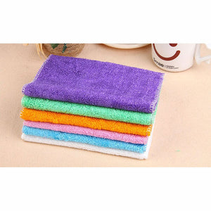 5 Pcs Kitchen Anti-grease wipping rags efficient