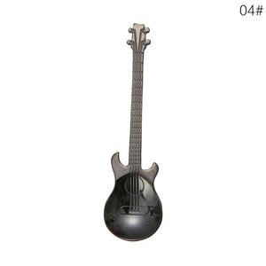 1Pcs Stainless Steel Cartoon guitar Spoon