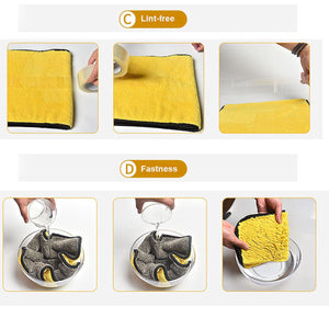 4 Size Super Absorbent Car Wash Cloth