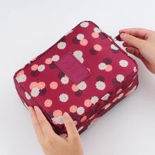 Load image into Gallery viewer, Waterproof Portable Polyester Travel Cosmetic Bag