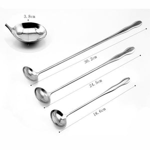 Stainless Steel Long Handle Stir Spoon