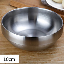 Load image into Gallery viewer, Double thick stainless steel bowl