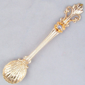 Palace Carved Coffee Drink Condiment Spoons