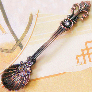 Palace Carved Coffee Drink Condiment Spoons