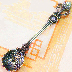 Palace Carved Coffee Drink Condiment Spoons