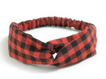 Load image into Gallery viewer, 2018 Lady Headdress Plaid Bow Headband