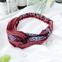 Load image into Gallery viewer, Women  Headband Vintage Cross