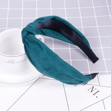 Load image into Gallery viewer, Korean Soft Suede Knotted Hairband