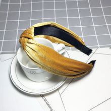 Load image into Gallery viewer, Korean Soft Suede Knotted Hairband