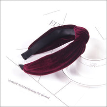 Load image into Gallery viewer, Korean Soft Suede Knotted Hairband