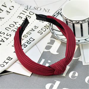 Korean Soft Suede Knotted Hairband