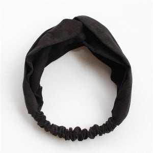 Korean Soft Suede Knotted Hairband