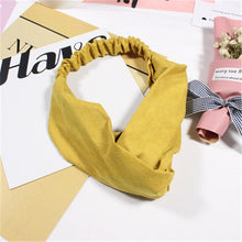 Load image into Gallery viewer, Korean Soft Suede Knotted Hairband