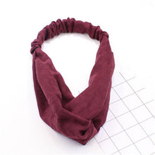 Load image into Gallery viewer, Korean Soft Suede Knotted Hairband