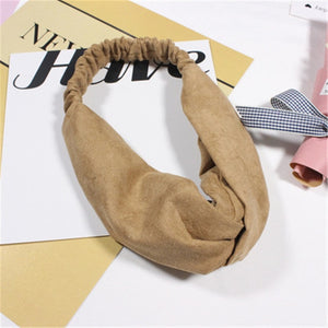 Korean Soft Suede Knotted Hairband