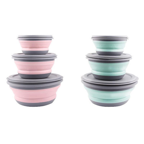 Bowl Sets Silicone Folding Lunch Box