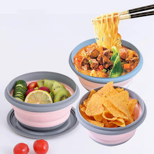 Bowl Sets Silicone Folding Lunch Box