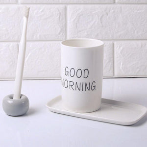 Ins Simple Letter Ceramic Cup