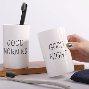 Ins Simple Letter Ceramic Cup